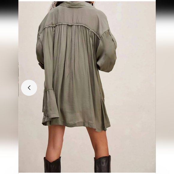 Free People Moonstruck Mini Dress Tunic Top - Picture 4 of 5